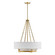 Brentwood Four Light Pendant in Warm Brass (51|7-4999-4-322)