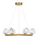 Castello LED Chandelier in Warm Brass (51|1-1237-6-322)