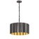 Allegra One Light Pendant in Gunmetal / Gold (16|39133GMGLD)