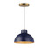 Rockport One Light Pendant in Glossy Navy / Natural Aged Brass (16|35142GNNAB)