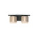 Draughtsman Two Light Bath Vanity in Natural Wood/Charcoal (16|21712SWNWDCHL)