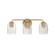 Honey Three Light Bath Vanity in Natural Aged Brass (16|21413CRNAB)