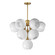 Neve Ten Light Pendant in Natural Aged Brass (16|21228MRNAB)