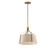 Bandera One Light Pendant in Natural Aged Brass (16|16181WLNAB)