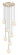 NIKINI LED Pendant in Aged Gold Brass (423|C41717CG)