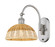 Ballston One Light Wall Sconce in Brushed Satin Nickel (405|918-1W-SN-NBD2-9-NAT)