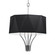 Diamond Four Light Chandelier in Polished Nickel With Black Shade (185|8292-PN-BS)