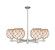 Arcadia Six Light Chandelier in Satin Nickel (405|716-6CR-SN-G121-8RB)