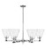 Arcadia Six Light Chandelier in Polished Chrome (405|716-6CR-PC-GBC-84)