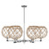 Arcadia Six Light Chandelier in Polished Chrome (405|716-6CR-PC-G122-10RB)