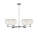 Arcadia Six Light Chandelier in Polished Chrome (405|716-6CR-PC-G1216-8WM)
