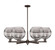 Arcadia Six Light Chandelier in Oil Rubbed Bronze (405|716-6CR-OB-G556-10SM)