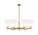 Arcadia Six Light Chandelier in Brushed Brass (405|716-6CR-BB-GBC-81)