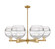 Arcadia Six Light Chandelier in Brushed Brass (405|716-6CR-BB-G556-10CL)