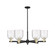 Arcadia Six Light Chandelier in Black Antique Brass (405|716-6CR-BAB-G558-6SDY)
