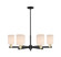 Arcadia Six Light Chandelier in Black Antique Brass (405|716-6CR-BAB-G341)