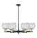 Arcadia Six Light Chandelier in Black Antique Brass (405|716-6CR-BAB-G1213-8CL)