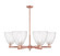 Arcadia Six Light Chandelier in Antique Copper (405|716-6CR-AC-GBD-94)