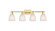 Arcadia Four Light Bath Vanity in Satin Gold (405|716-4W-SG-G441)