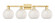 Arcadia Four Light Bath Vanity in Satin Gold (405|716-4W-SG-G1216-8WM)