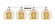 Arcadia Four Light Bath Vanity in Polished Nickel (405|716-4W-PN-G128-8)