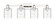 Arcadia Four Light Bath Vanity in Polished Nickel (405|716-4W-PN-G1113)