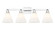 Arcadia Four Light Bath Vanity in Polished Chrome (405|716-4W-PC-GBC-81)