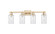 Arcadia Four Light Bath Vanity in Champagne Bronze (405|716-4W-CB-G802)