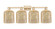 Arcadia Four Light Bath Vanity in Champagne Bronze (405|716-4W-CB-G559-8ME)