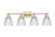 Arcadia Four Light Bath Vanity in Champagne Bronze (405|716-4W-CB-G382)