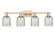 Arcadia Four Light Bath Vanity in Champagne Bronze (405|716-4W-CB-G259)