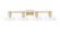 Arcadia Four Light Bath Vanity in Champagne Bronze (405|716-4W-CB-G132)