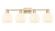 Arcadia Four Light Bath Vanity in Champagne Bronze (405|716-4W-CB-G1217-8WV)