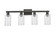 Arcadia Four Light Bath Vanity in Matte Black (405|716-4W-BK-G804)