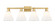 Arcadia Four Light Bath Vanity in Brushed Brass (405|716-4W-BB-GBC-81)