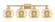 Arcadia Four Light Bath Vanity in Brushed Brass (405|716-4W-BB-G128-8)