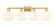 Arcadia Four Light Bath Vanity in Brushed Brass (405|716-4W-BB-G1217-8WV)