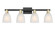 Arcadia Four Light Bath Vanity in Black Antique Brass (405|716-4W-BAB-G441)