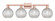 Arcadia Four Light Bath Vanity in Antique Copper (405|716-4W-AC-G122C-8CL)