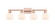Arcadia Four Light Bath Vanity in Antique Copper (405|716-4W-AC-G121-6)