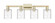 Arcadia Four Light Bath Vanity in Antique Brass (405|716-4W-AB-G1113)