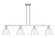 Arcadia Four Light Island Pendant in Brushed Satin Nickel (405|716-4I-SN-GBD-754)