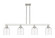 Arcadia Four Light Island Pendant in Brushed Satin Nickel (405|716-4I-SN-G558-6CL)