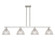 Arcadia Four Light Island Pendant in Brushed Satin Nickel (405|716-4I-SN-G422)