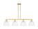 Arcadia Four Light Island Pendant in Satin Gold (405|716-4I-SG-GBD-94)