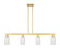 Arcadia Four Light Island Pendant in Satin Gold (405|716-4I-SG-G804)