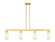 Arcadia Four Light Island Pendant in Satin Gold (405|716-4I-SG-G801)