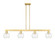 Arcadia Four Light Island Pendant in Satin Gold (405|716-4I-SG-G122-6)