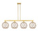 Arcadia Four Light Island Pendant in Satin Gold (405|716-4I-SG-G122-10RB)