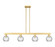 Arcadia Four Light Island Pendant in Satin Gold (405|716-4I-SG-G1215-6)